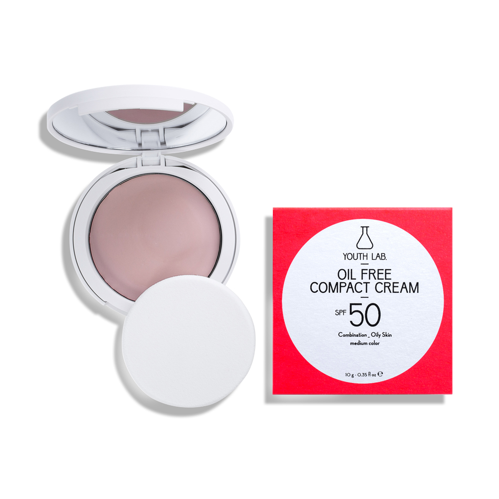 Oil Free Compact Cream SPF 50 Combination / Oily Skin - Medium